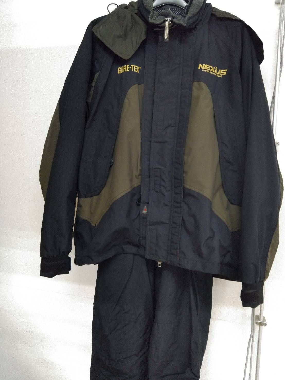 シマノ ゴアテックス CMB コールドウェザースーツ ＲＢ １６２Ｂ Ｌサイズ ネクサス ＮＥＸＵＳ ＧＯＲＥ ＴＥＸ 防寒 防水 冬 服 防寒着 ウェア ジャケット パンツ ズボン サロペット 上下セット ０８