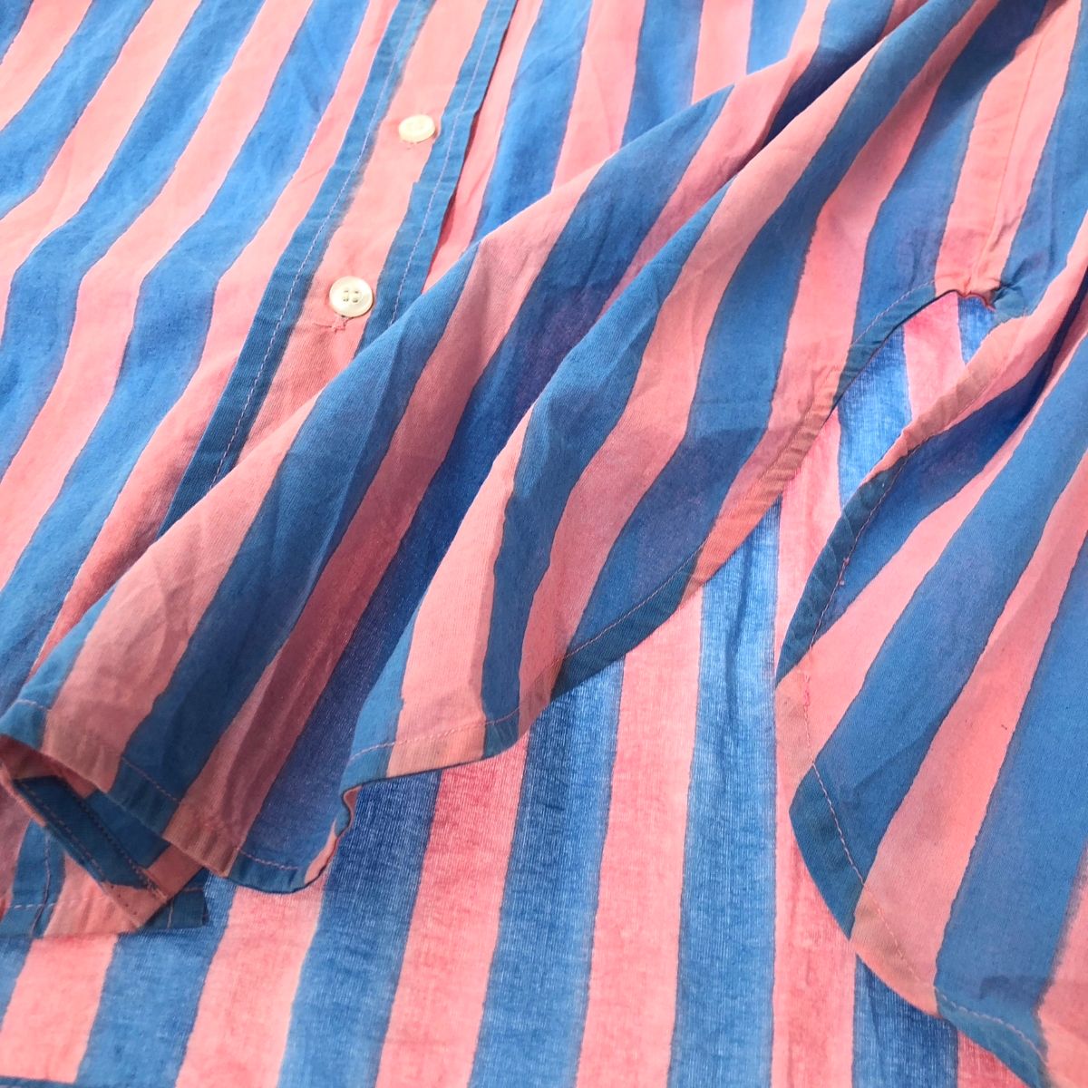 sz blockprints エスゼットブロックプリント オーバーサイズストライプ