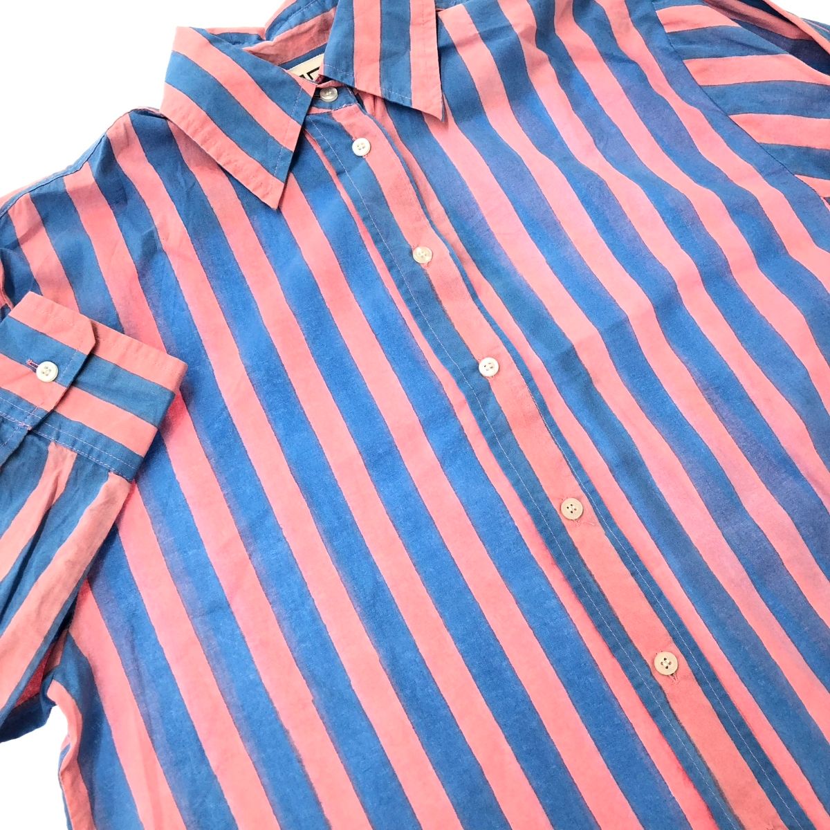 sz blockprints エスゼットブロックプリント オーバーサイズストライプ