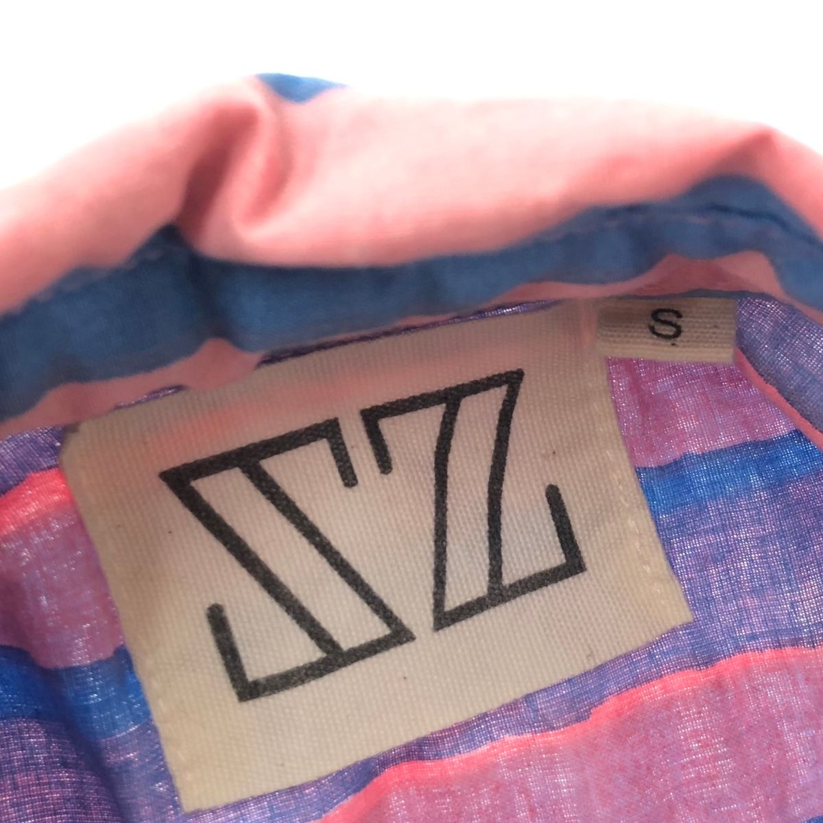 sz blockprints エスゼットブロックプリント オーバーサイズストライプ