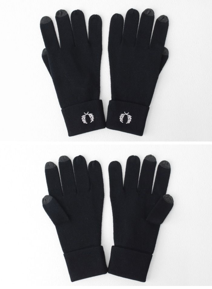 フレッドペリー FRED PERRY クラシックメリノウールグローブ C1139