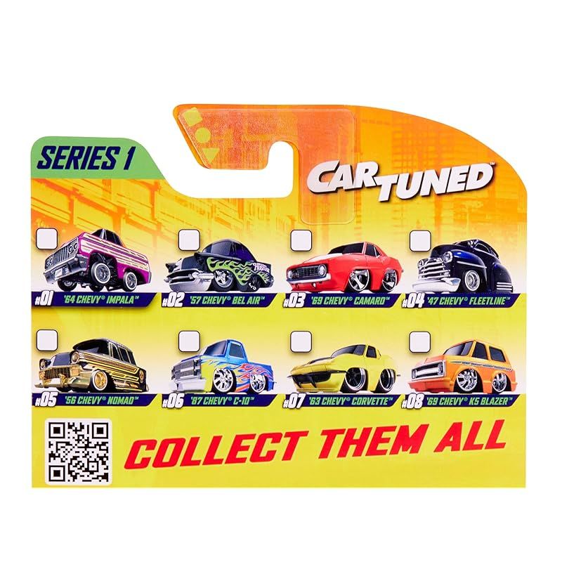迅速発送】CarTunedシリーズ 1-8パック ダイキャスト車 対象年齢6歳