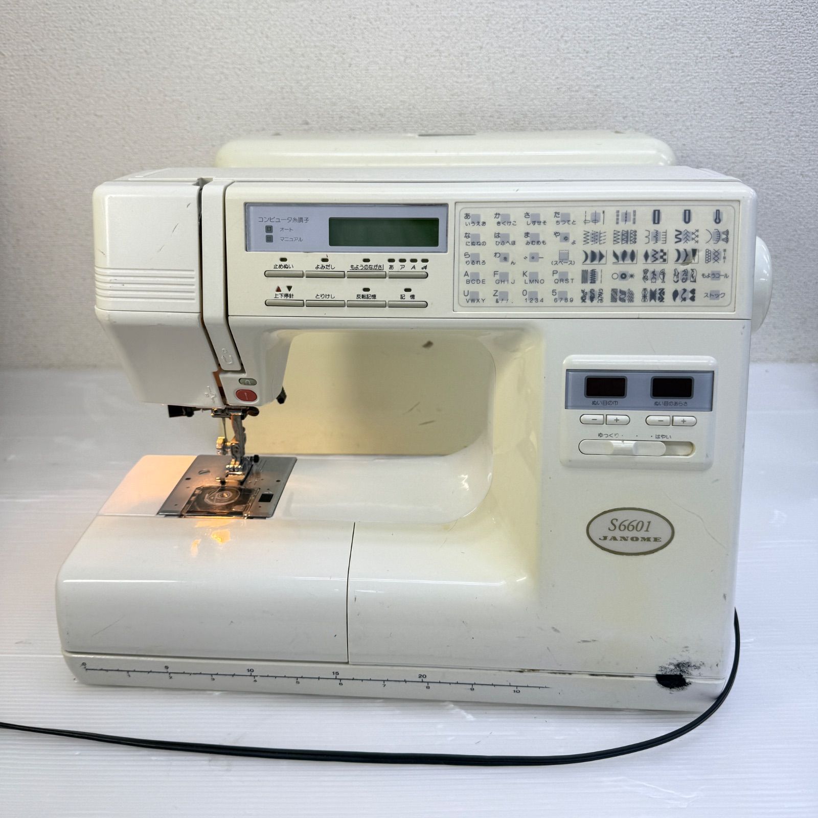 ☆ジャノメ S6601☆JANOME 卓上ミシン コンピューターミシン ハンド 