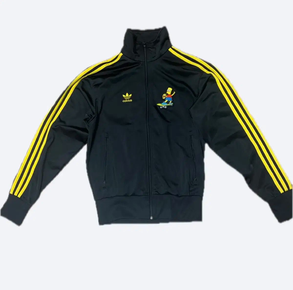 アディダス シンプソンズ コラボ トラックジャージ ジャージ ブラック イエロー