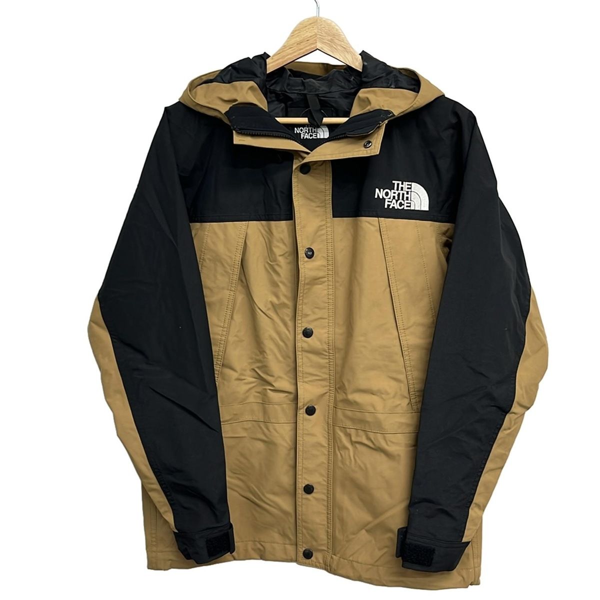 THE NORTH FACE ノースフェイス コート サイズS レディース - ブラウン×黒 長袖 ジップアップ GORE-TEX 秋 冬