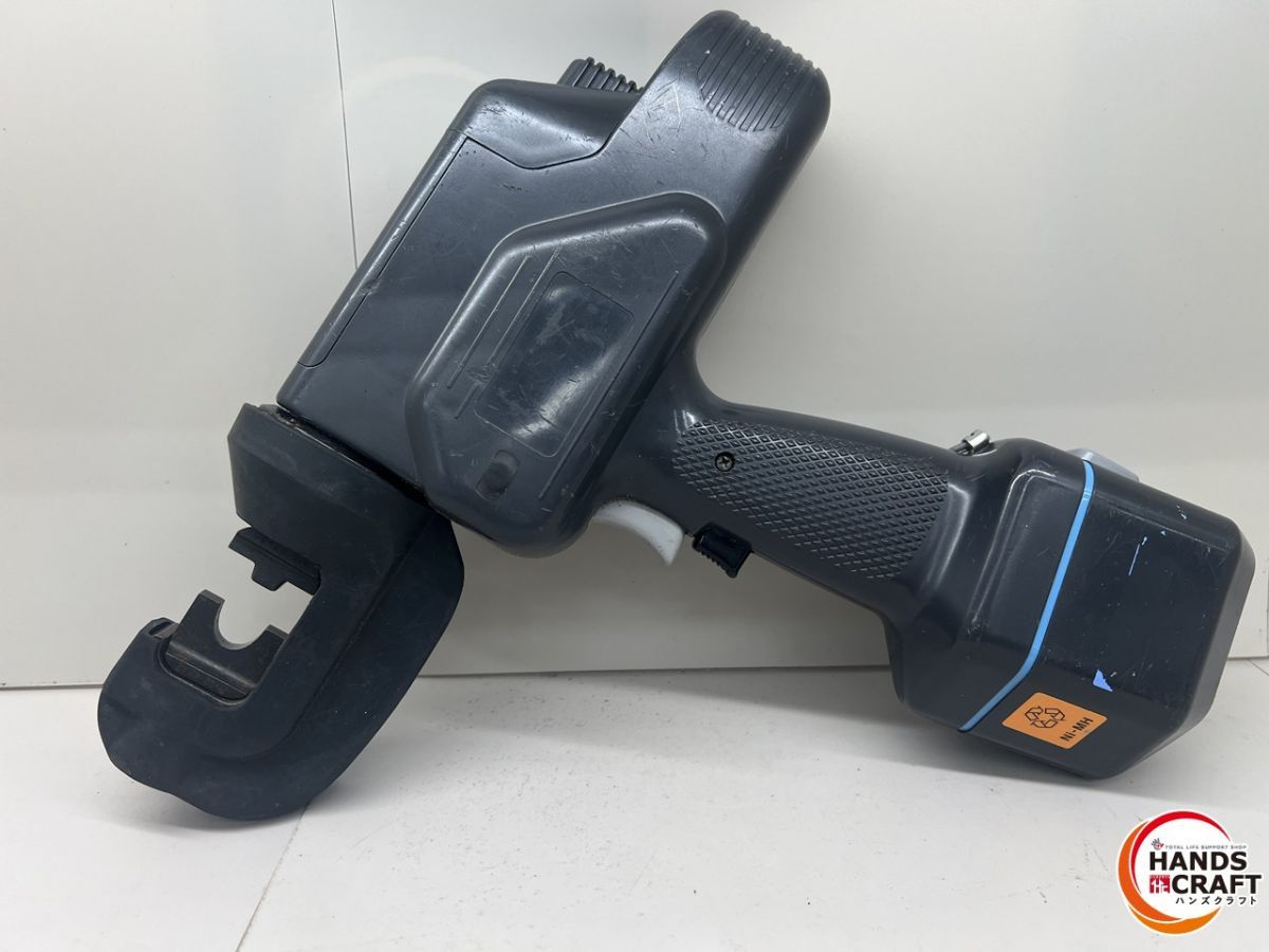 ジャンク品扱い現状品 泉精器 REC-15A 充電油圧式圧着工具 バッテリー1個 コマ多数付属 IZUMI コマのサイズは状態に記載しています