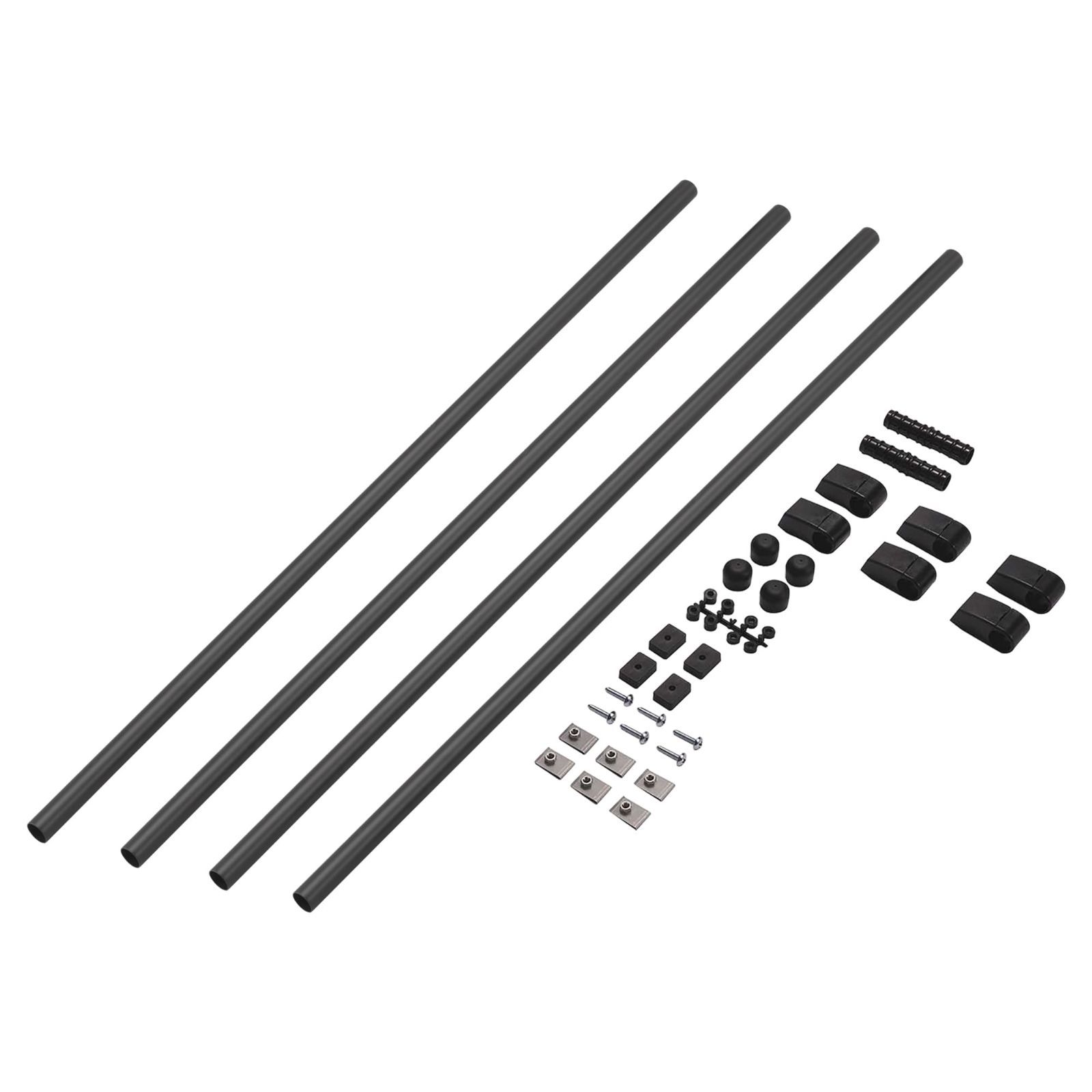 カーメイト CARMATE クロスライド 車内収納 サイドバー ブラック ハイエース キャラバン 用 左右セット NS 122 BK