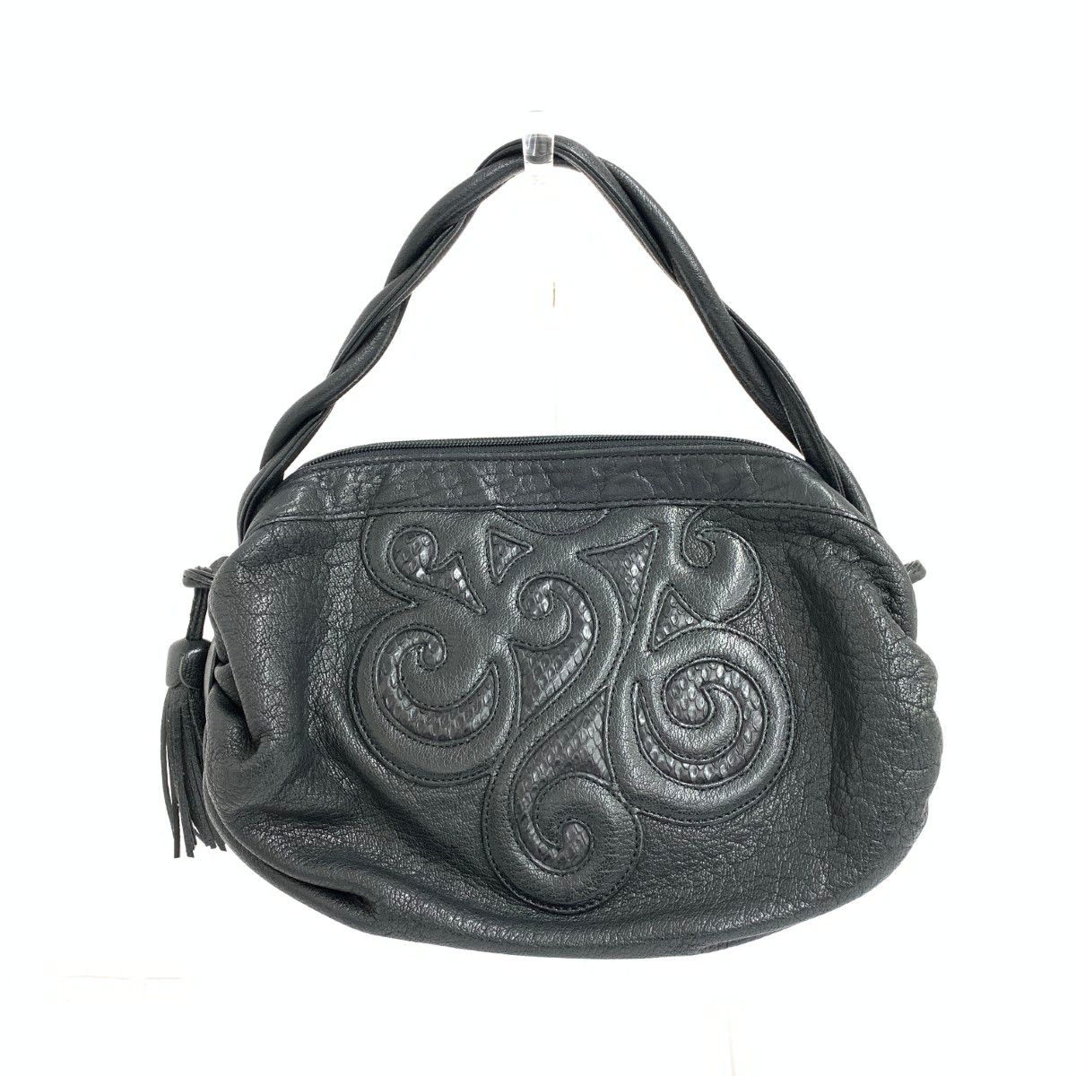 IBIZA イビサ ショルダーバッグ ブラック イビサ IBIZA 黒 レザー  