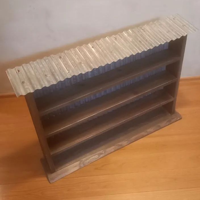 ヴィンテージ調マルシェディスプレイ台 シェルフ