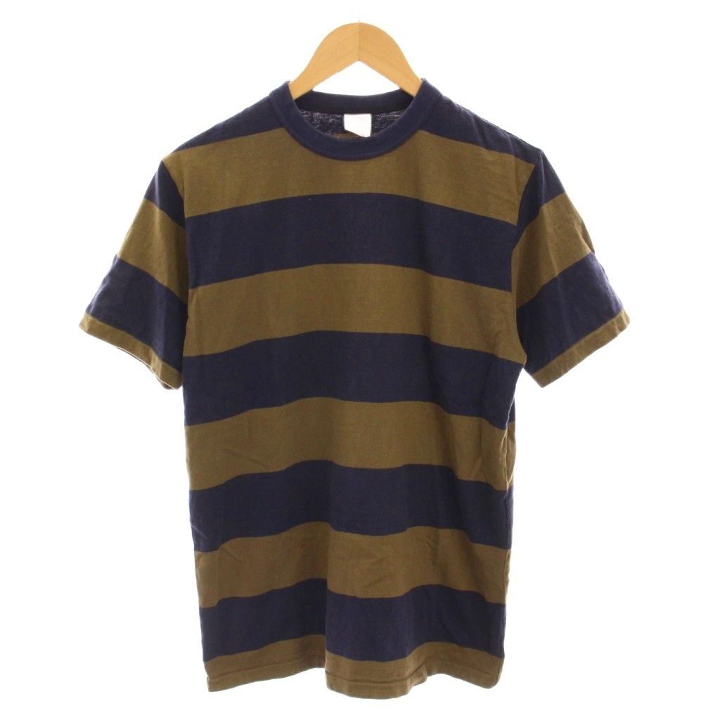 パワーウェア Tシャツ カットソー 半袖 ロゴ M アイボリー 赤