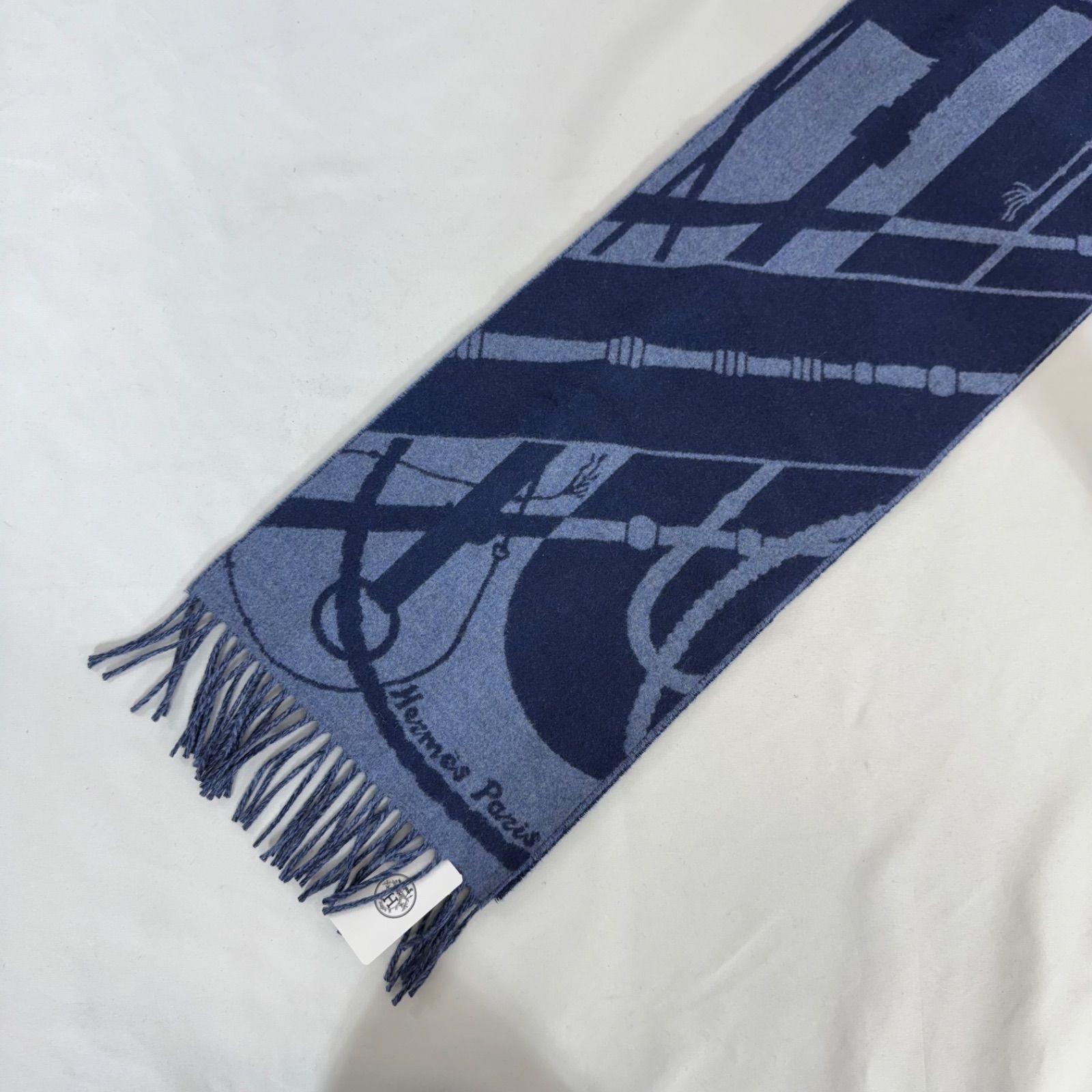 美品】ほぼ未使用品 HERMES エルメス クリック・クラック カシミヤ 100