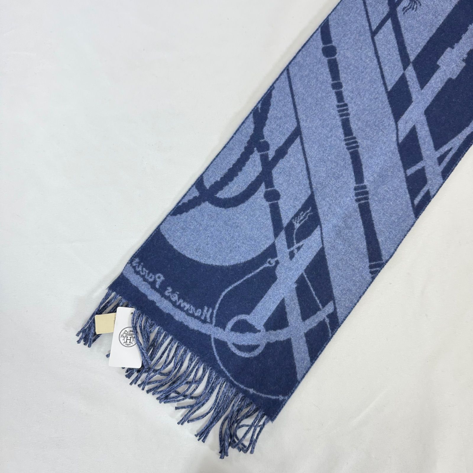 美品】ほぼ未使用品 HERMES エルメス クリック・クラック カシミヤ 100