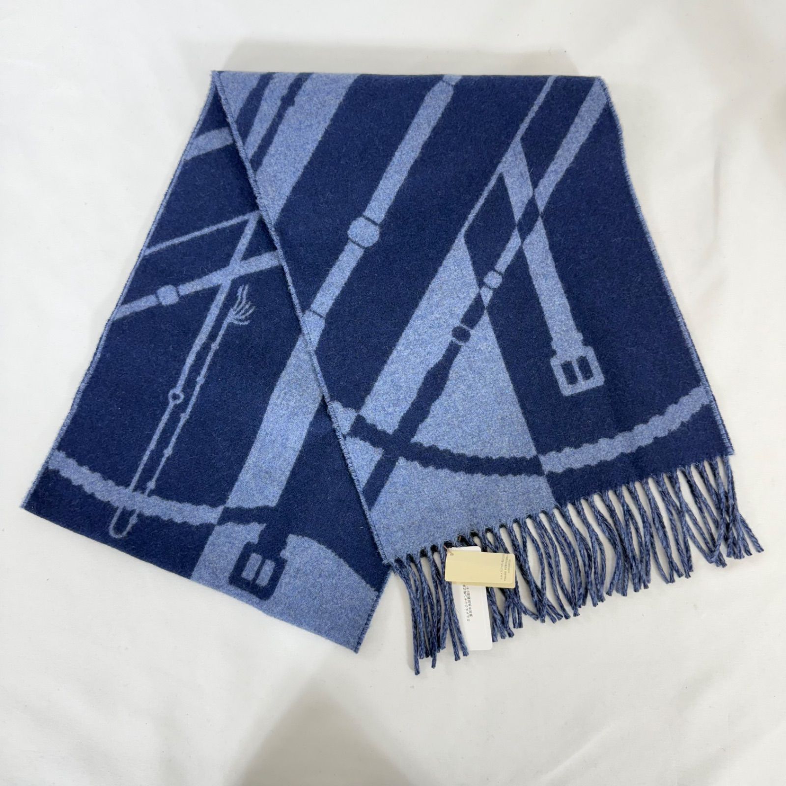 美品】ほぼ未使用品 HERMES エルメス クリック・クラック カシミヤ 100