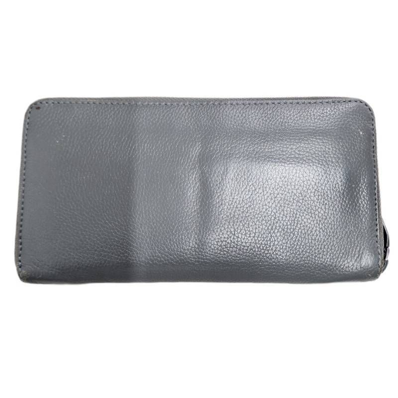 DIESEL 長財布　グレー DIESEL ディーゼル 長財布 ラウンドファスナー グレー レザー メンズ