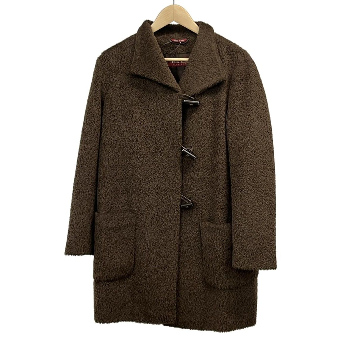 Max Mara STUDIO マックスマーラスタジオ ダッフルコート サイズ40 M レディース ブラウン