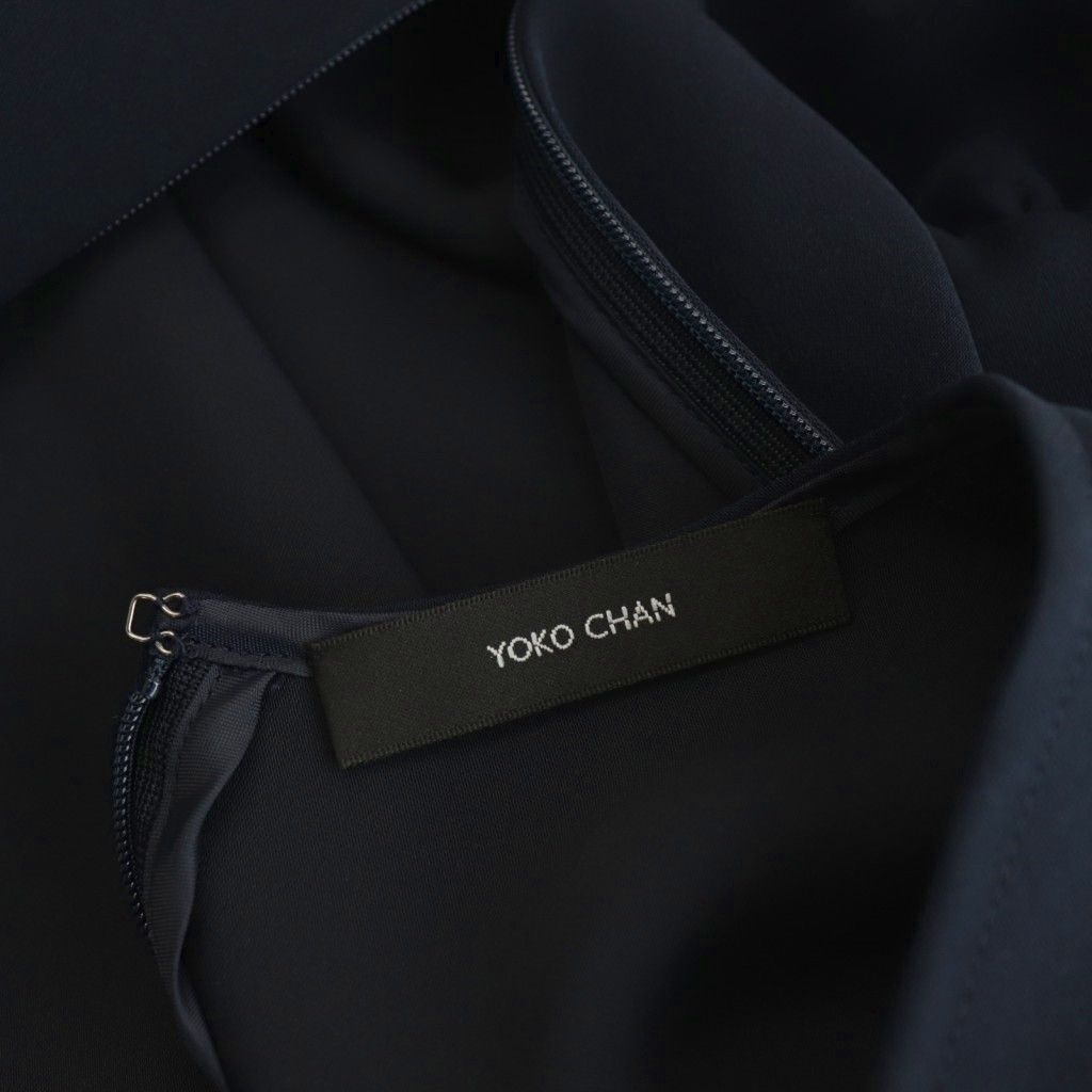 ヨーコチャン YOKO CHAN フレアスリーブバックティアードドレス