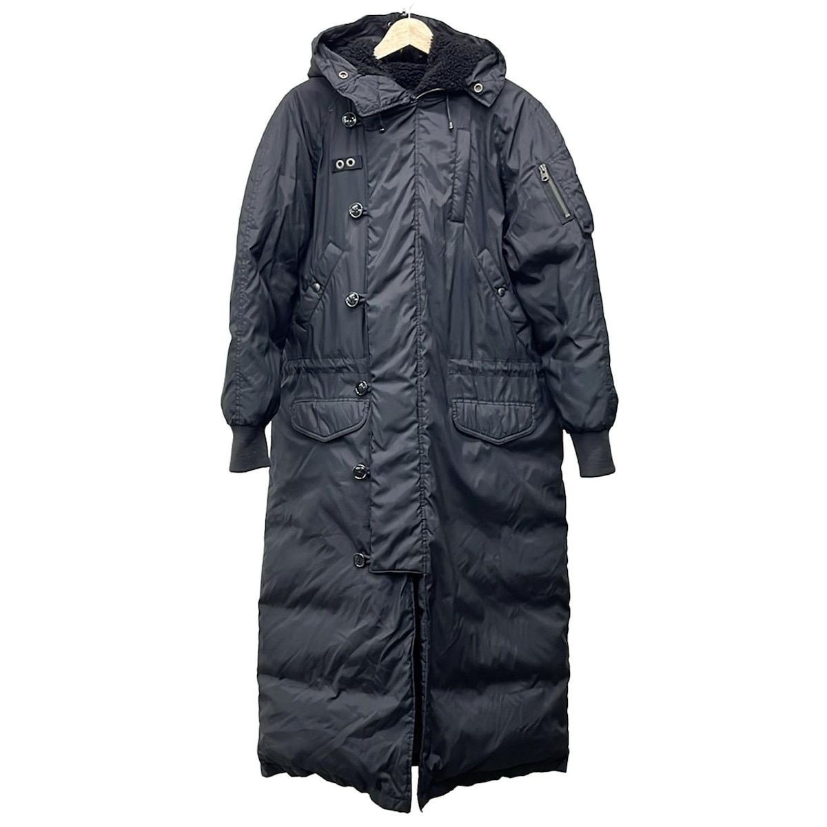 RalphLauren ラルフローレン ダウンコート サイズ11 M レディース - 黒 長袖 ロング丈 冬