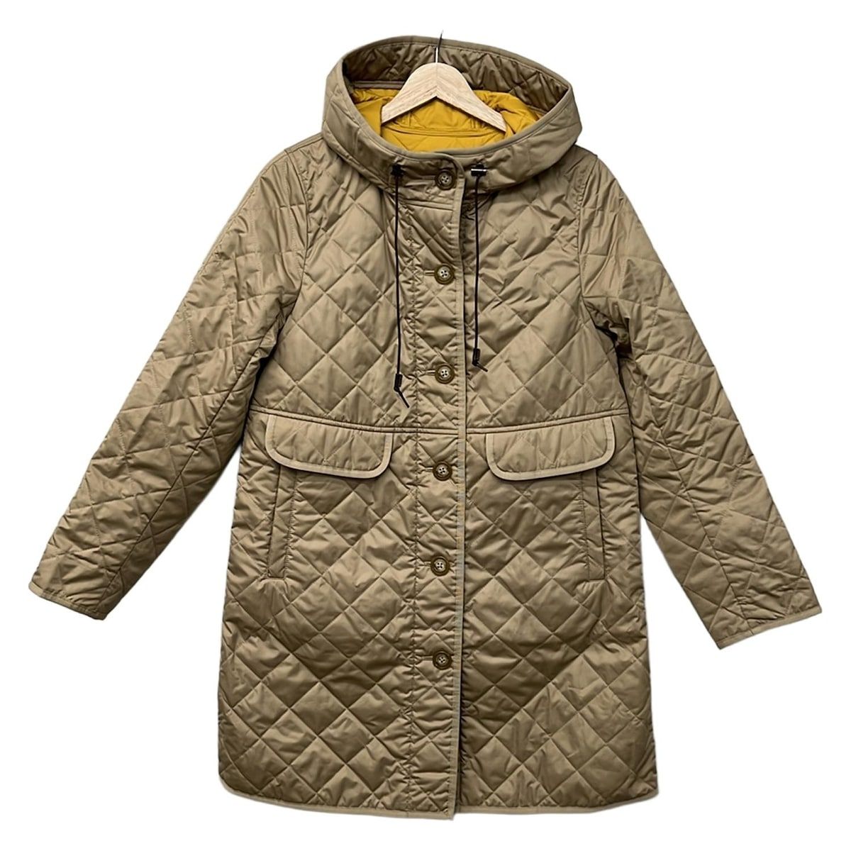 MACKINTOSH PHILOSOPHY マッキントッシュフィロソフィー コート サイズ40 L レディース - ベージュ 長袖 キルティング 中綿 秋 冬