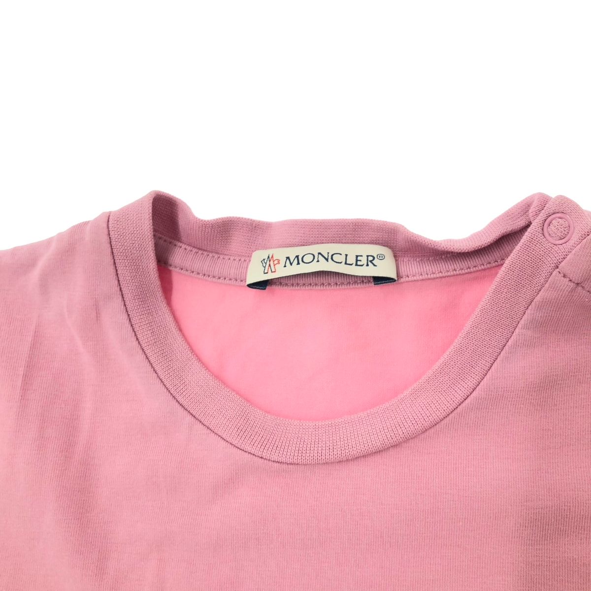 MONCLER モンクレール 半袖ワンピース サイズ:100cm ロゴ刺繍/ワッペン