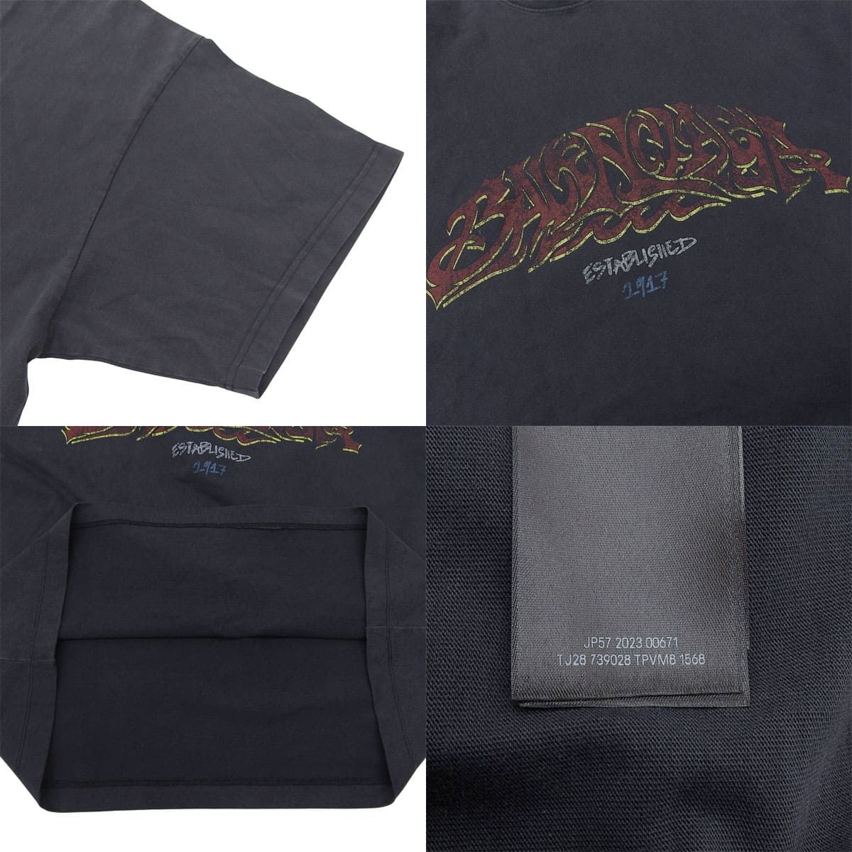 BALENCIAGA(バレンシアガ) OFFSHORE ロゴ Tシャツ 2023年 アパレル