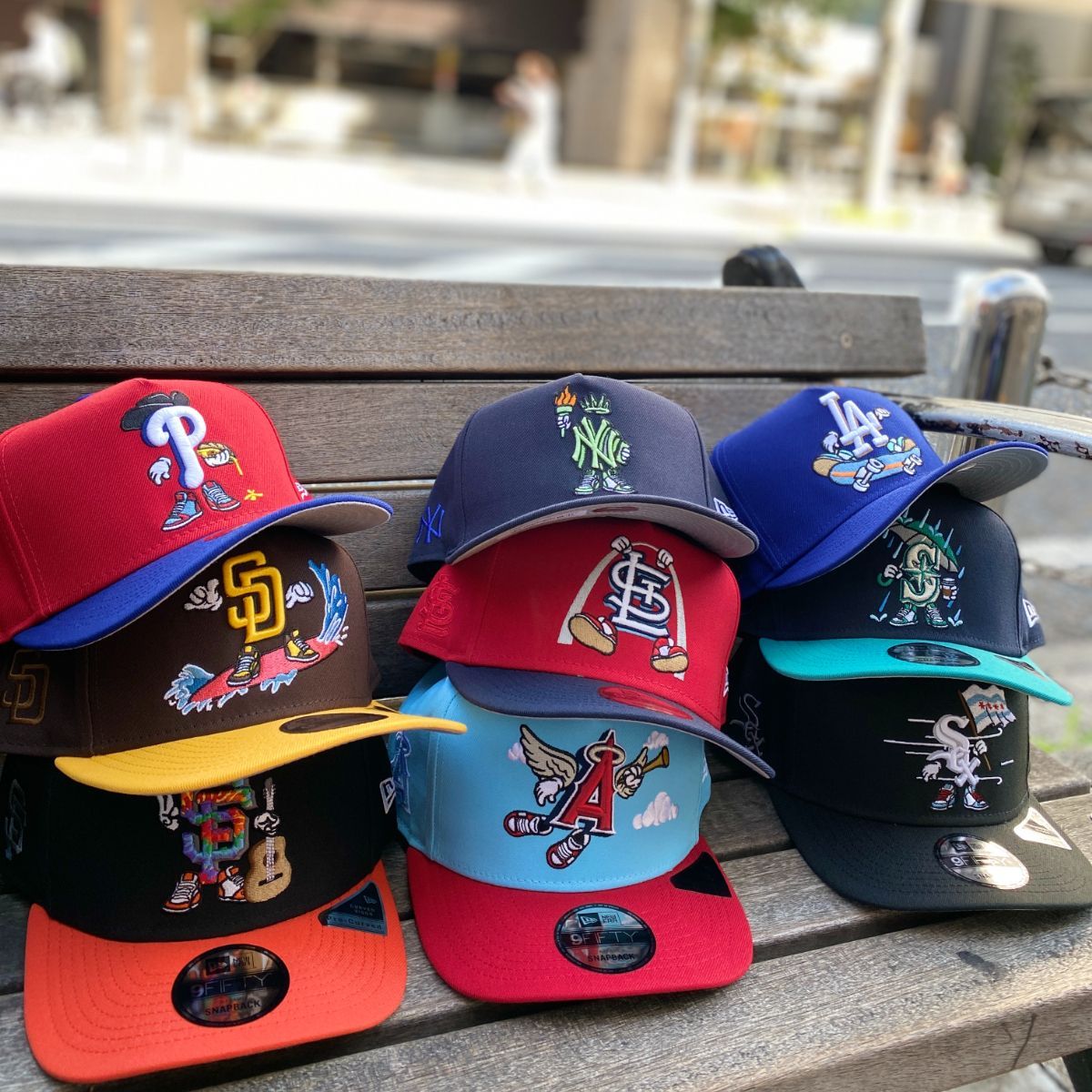 USA限定 9FIFTY A-Frame ニューエラ MLB フィラデルフィア フィリーズ