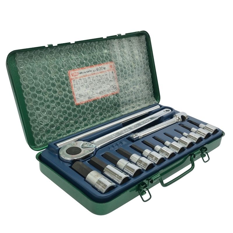 TONE トネ ヘキサゴンソケットレンチセット 400Ｍ 差込角12 7 mm 1 2 ヘキサゴンソケットセット ハンドツール118391