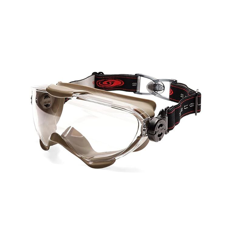 ライラクス LayLax SATELLITE タクティカルグラス バックルタイプ TAN サバゲー用品