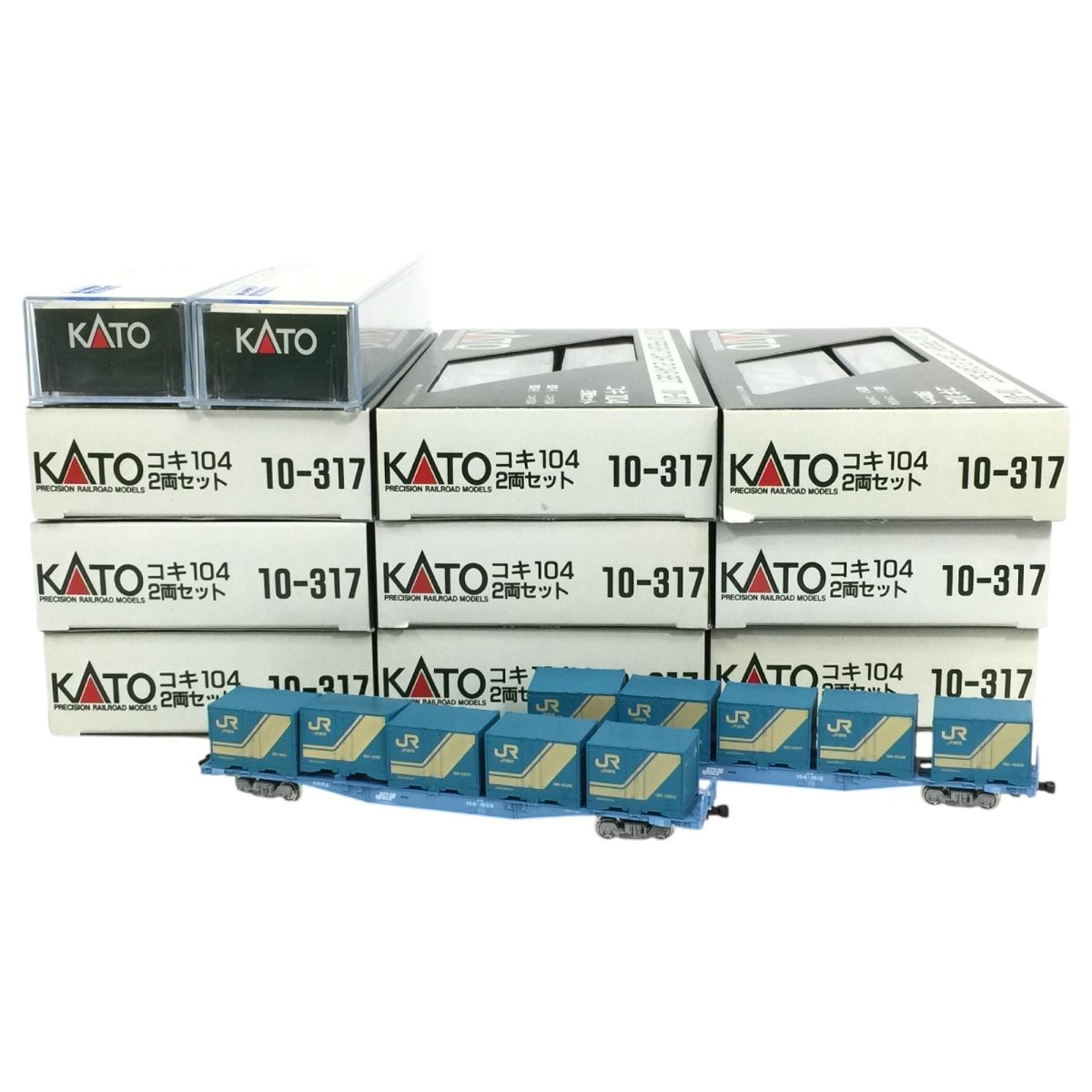 KATO 10 317 コキ104形 18 Dコンテナ積載 18両セット Nゲージ 鉄道模型