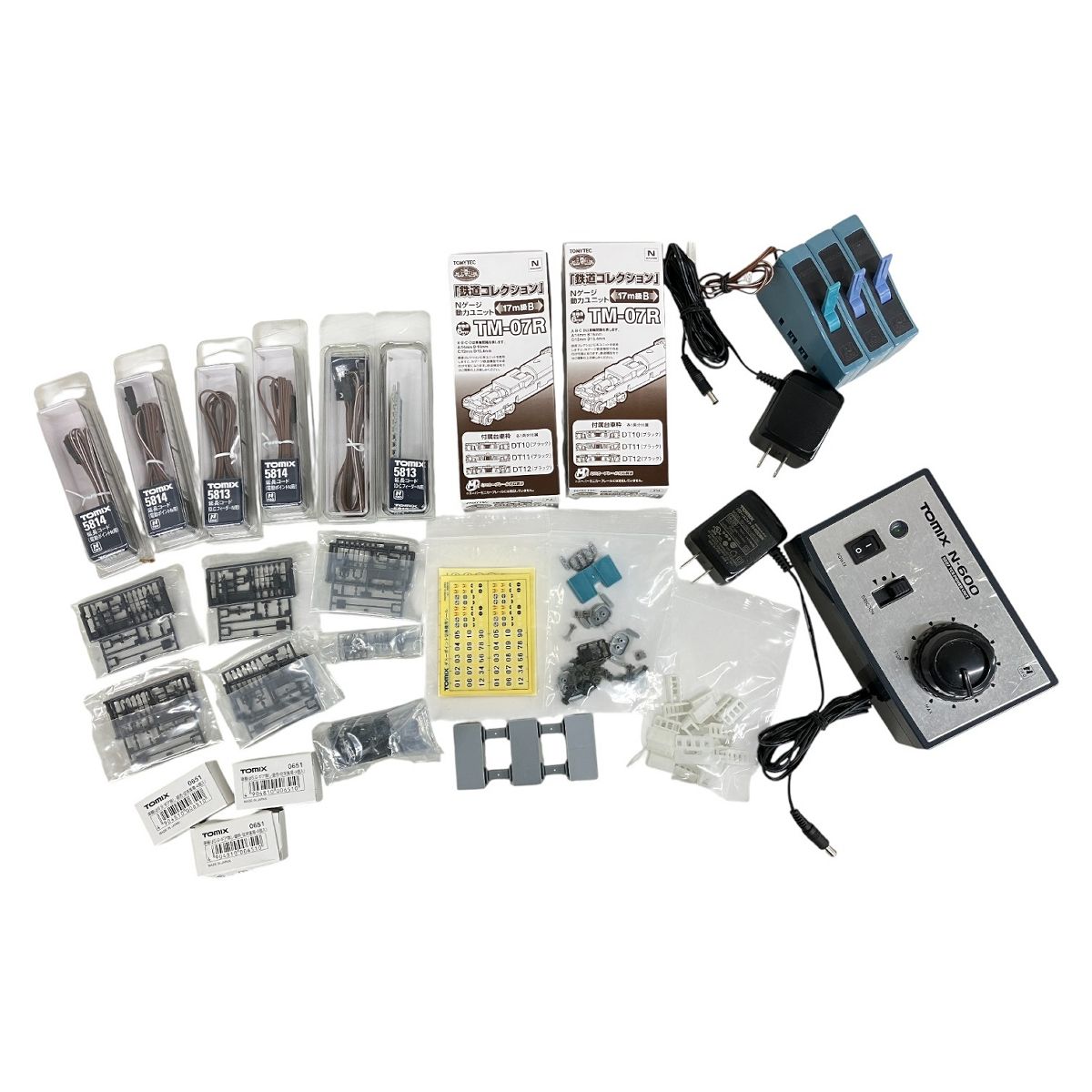 TOMIX トミックス 5814 延長コード N 600 パワーユニット TOMYTEC TM 07 R など 大量おまとめセット 鉄道模型 Nゲージ