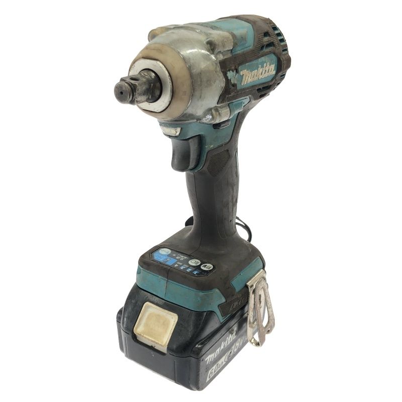 品 makita マキタ 18V 充電式インパクトレンチ TW300D 青 ブルー バッテリー1個 6.0Ah 充電器118133
