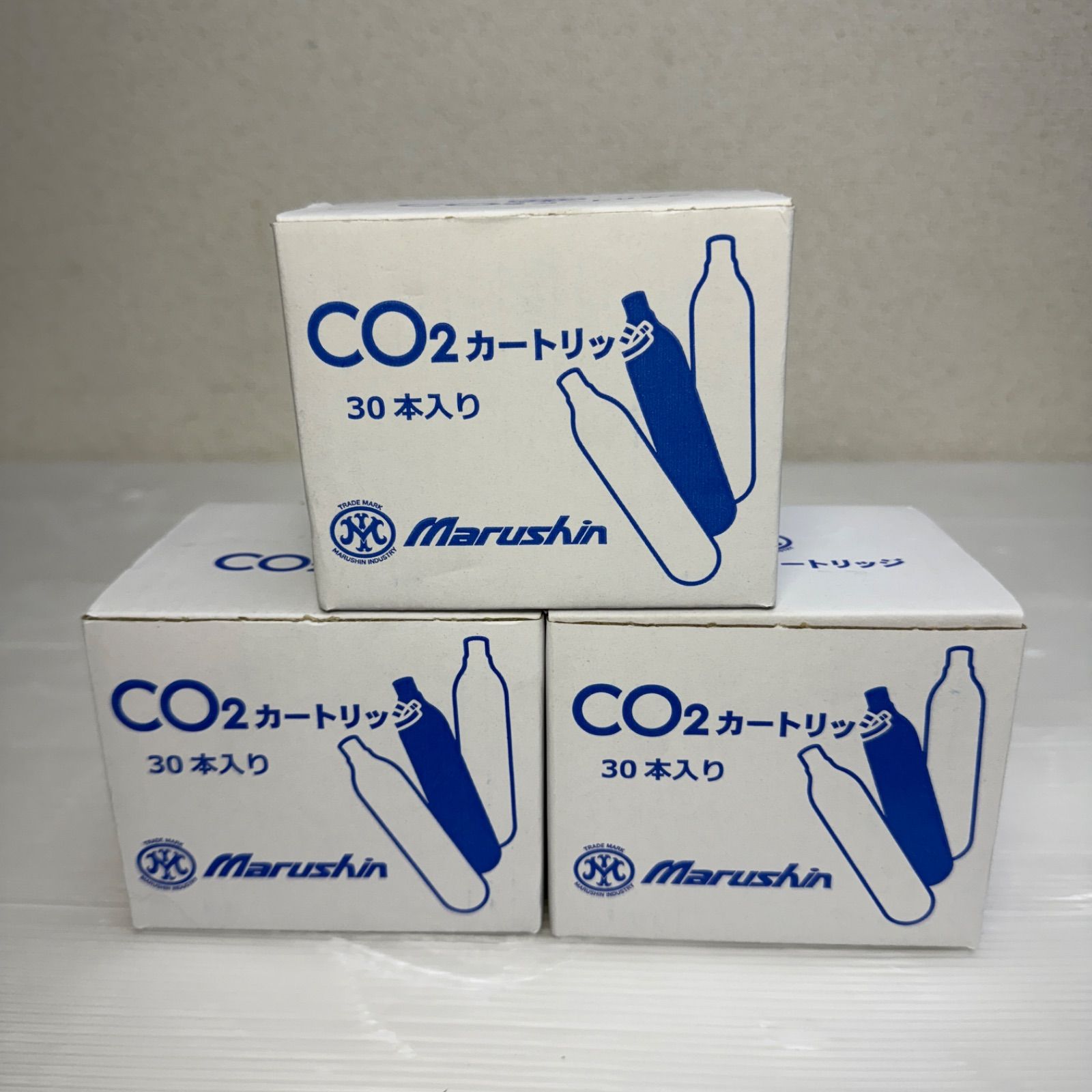 マルシン CO2 カートリッジ Marushin 30本入×2箱 1箱使用済み 25本入 計85本