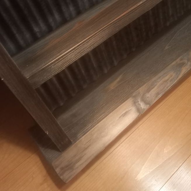 ヴィンテージ調マルシェディスプレイ台 シェルフ