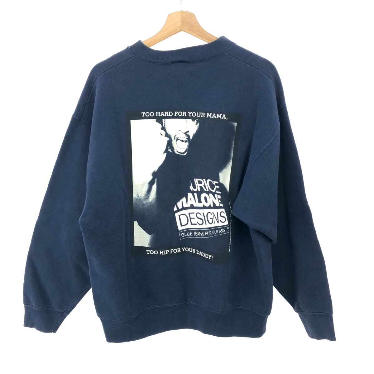 MAURICE MALONE モーリスマローン スウェット/USA製 サイズ:L 90s