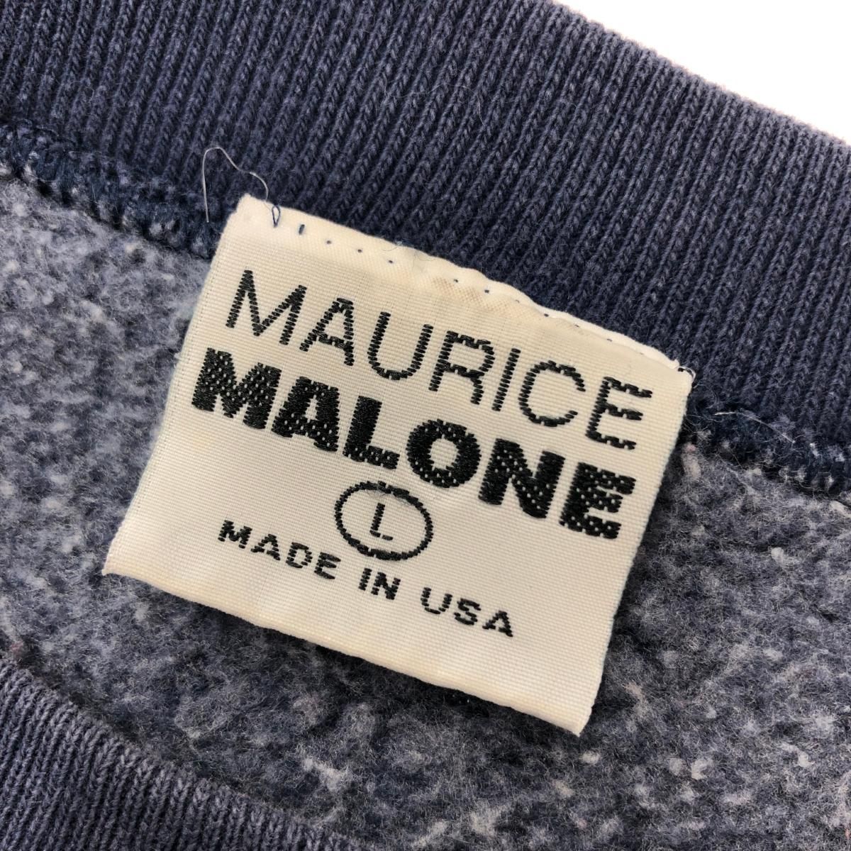 MAURICE MALONE モーリスマローン スウェット/USA製 サイズ:L 90s