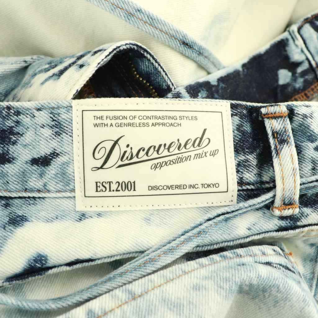 ディスカバード DISCOVERED BLEACH DENIM PANTS ブリーチデニムパンツ 