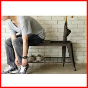 アンブレラスタンドベンチ 1281 幅79cm クリア 収納ベンチ ガルト(Gart  