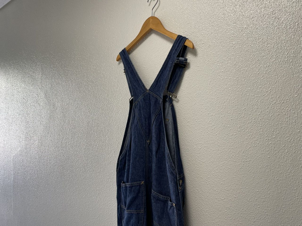 ネストローブ リネンデニムオーバーオール