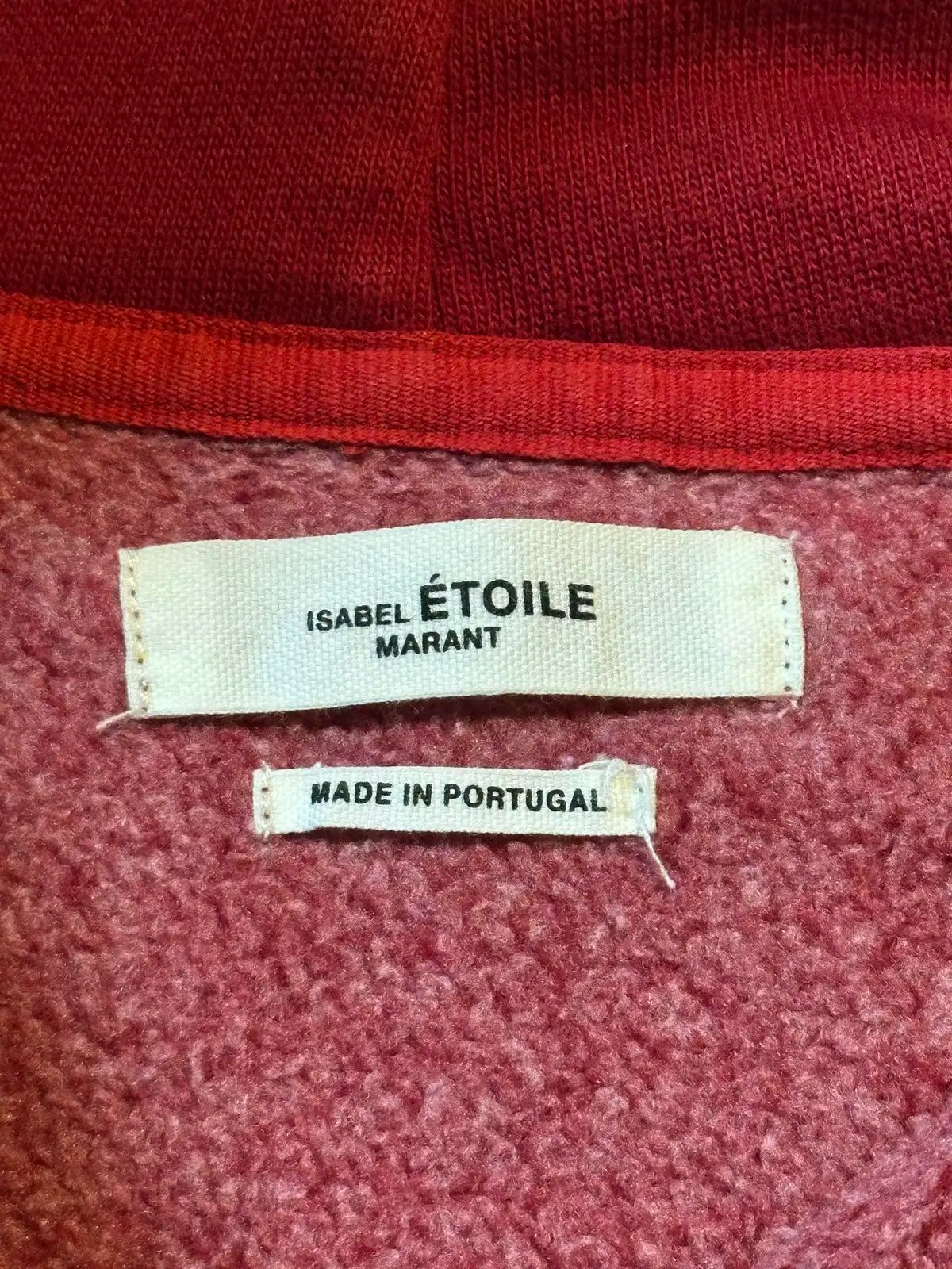 レディース 36 イザベルマラン マリブ 起毛 フーディー Tシャツ バーガンディ GINKGOPHARMACY_COM