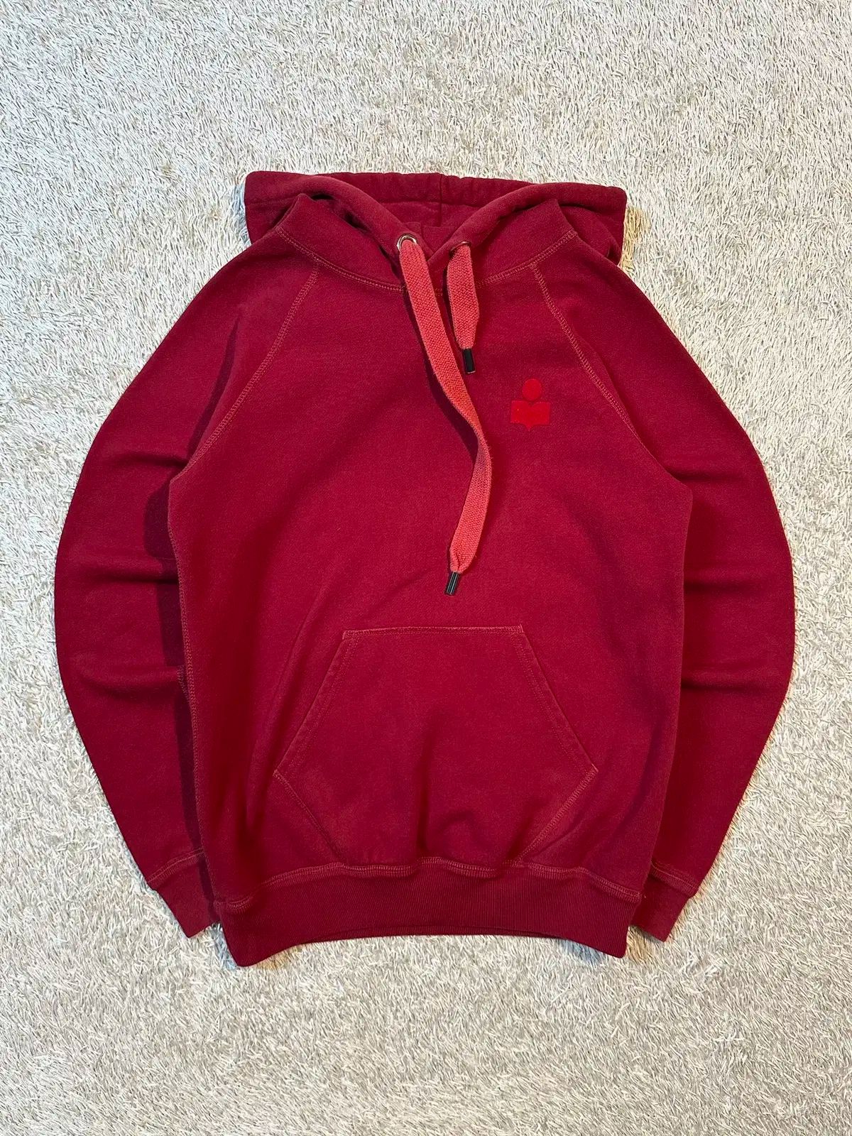 レディース 36 イザベルマラン マリブ 起毛 フーディー Tシャツ バーガンディ