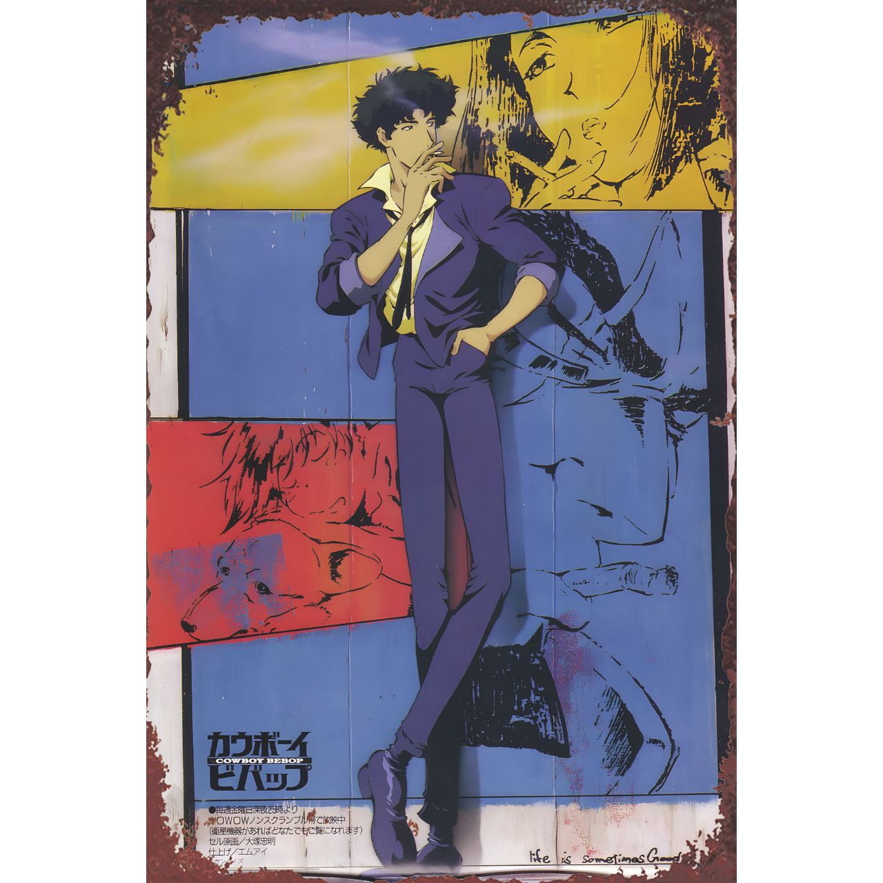 新品 ブリキ看板 カウボーイビバップ COWBOY BEBOP アニメ スパイク
