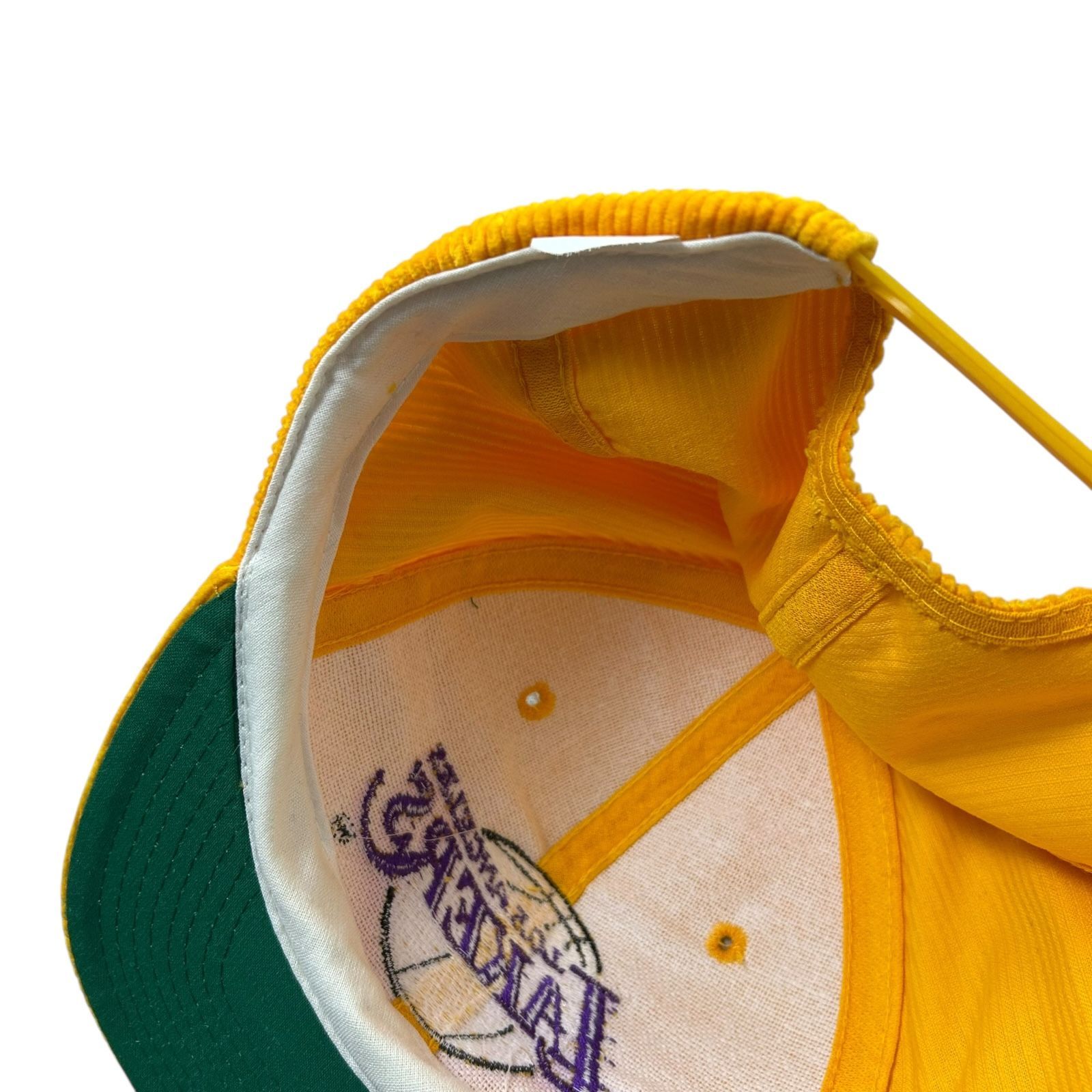 90s NBA ロサンゼルス レイカーズ コーデュロイ スナップバック