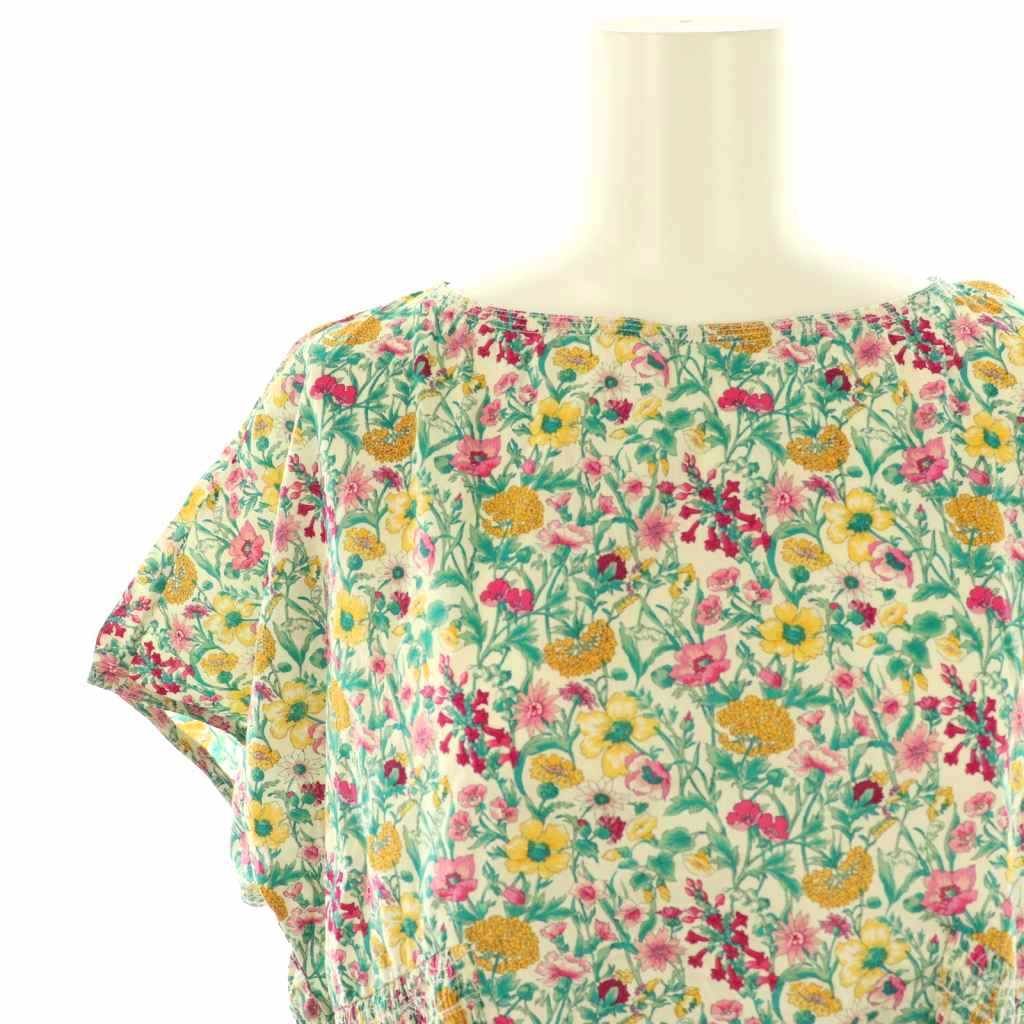 ヌキテパ NE QUITTEZ PAS! 24SS Liberty Print Shirring Blouse