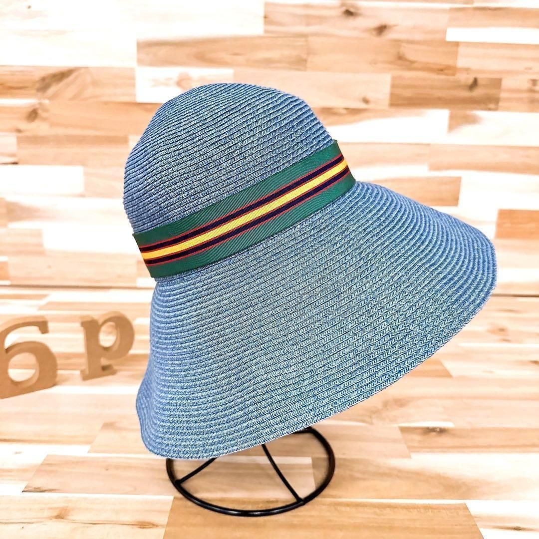 キャペリンハット青