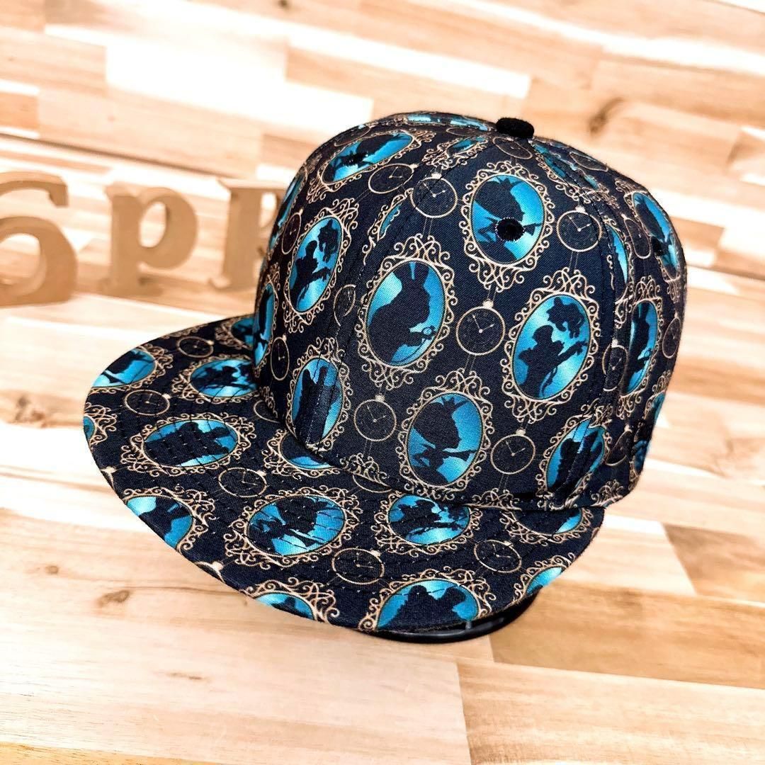 激 ニューエラ×ディズニー コラボ 鏡の国のアリス キャップ 黒×緑