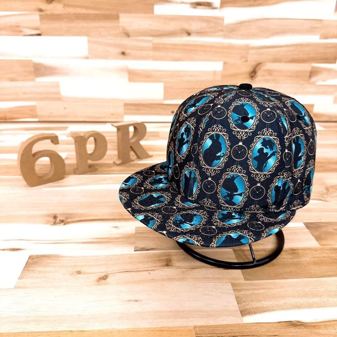 キャップ 黒×緑