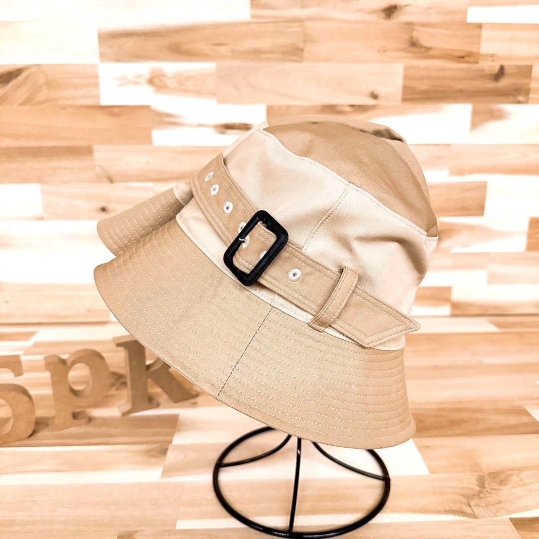  カシラ トレンチ ライク ベルト ハット バックル ポケット ベージュ その他 ハット