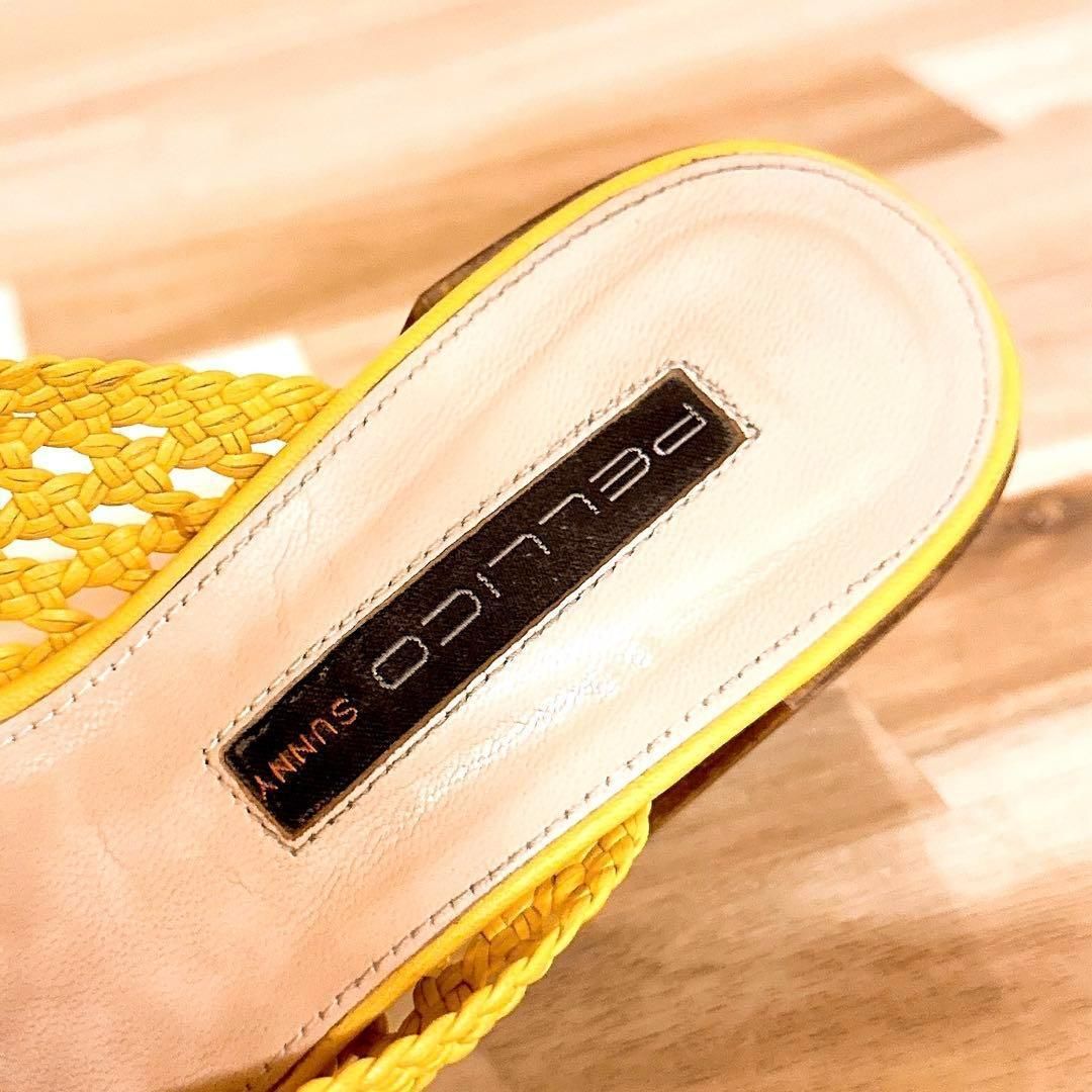 美品 ペリーコサニー♥メッシュミュールサンダル 22.5 ビヒン ペリーコ