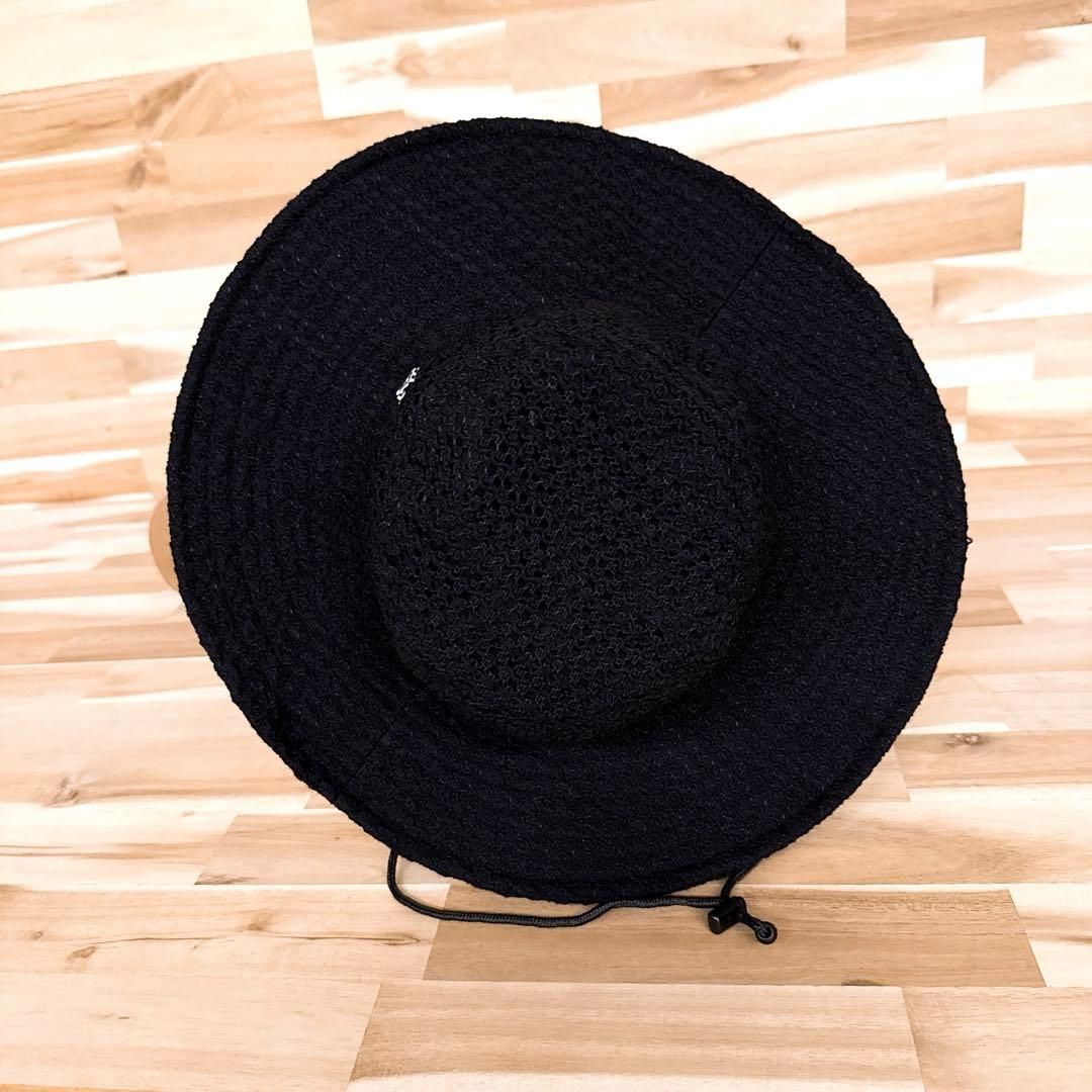  ニューエラ×スナイデル コラボ ビック ブリム レース バケットハット 黒ブラック バケットハット ハット