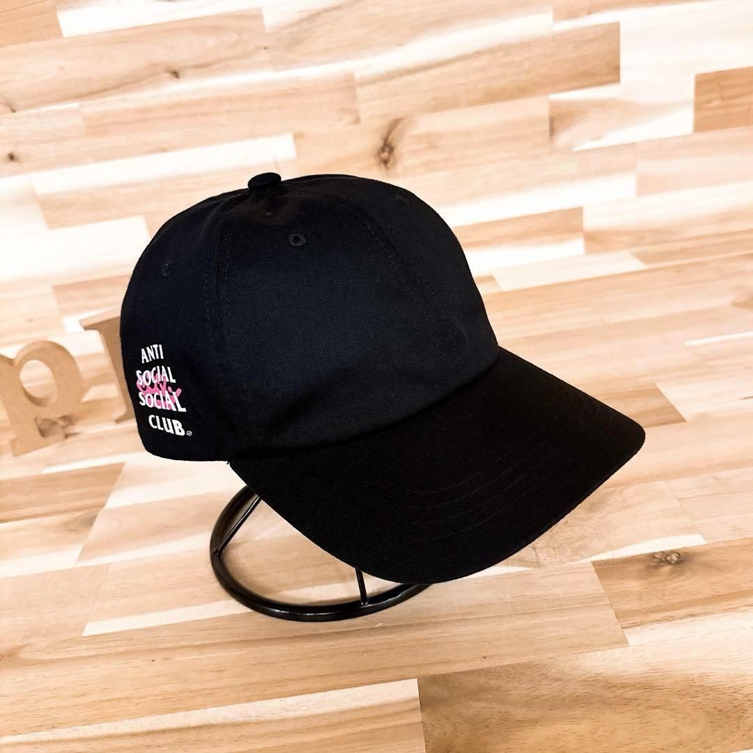アンチソーシャルソーシャルクラブ×ビッシュ コラボ キャップ黒ブラック