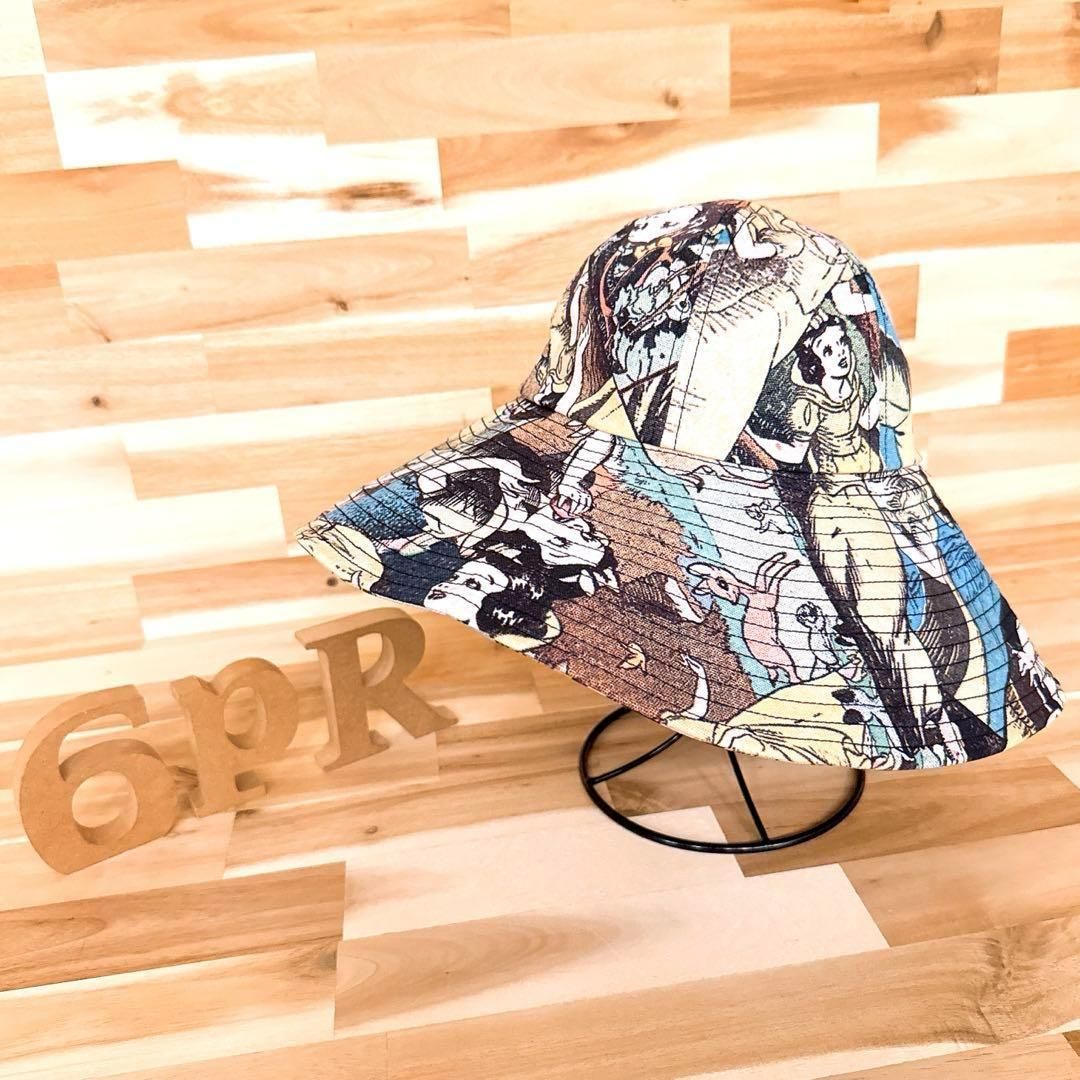 あちゃちゅむ 白雪姫 コラボ バケットハット カラフル 黄